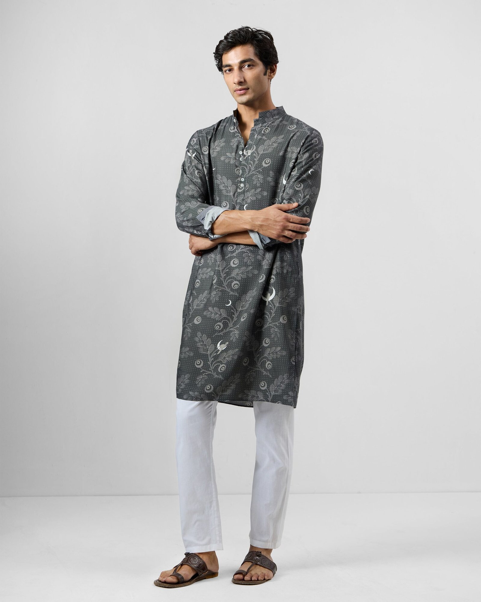 Rey Kurta - Silk Blend Classic Fit