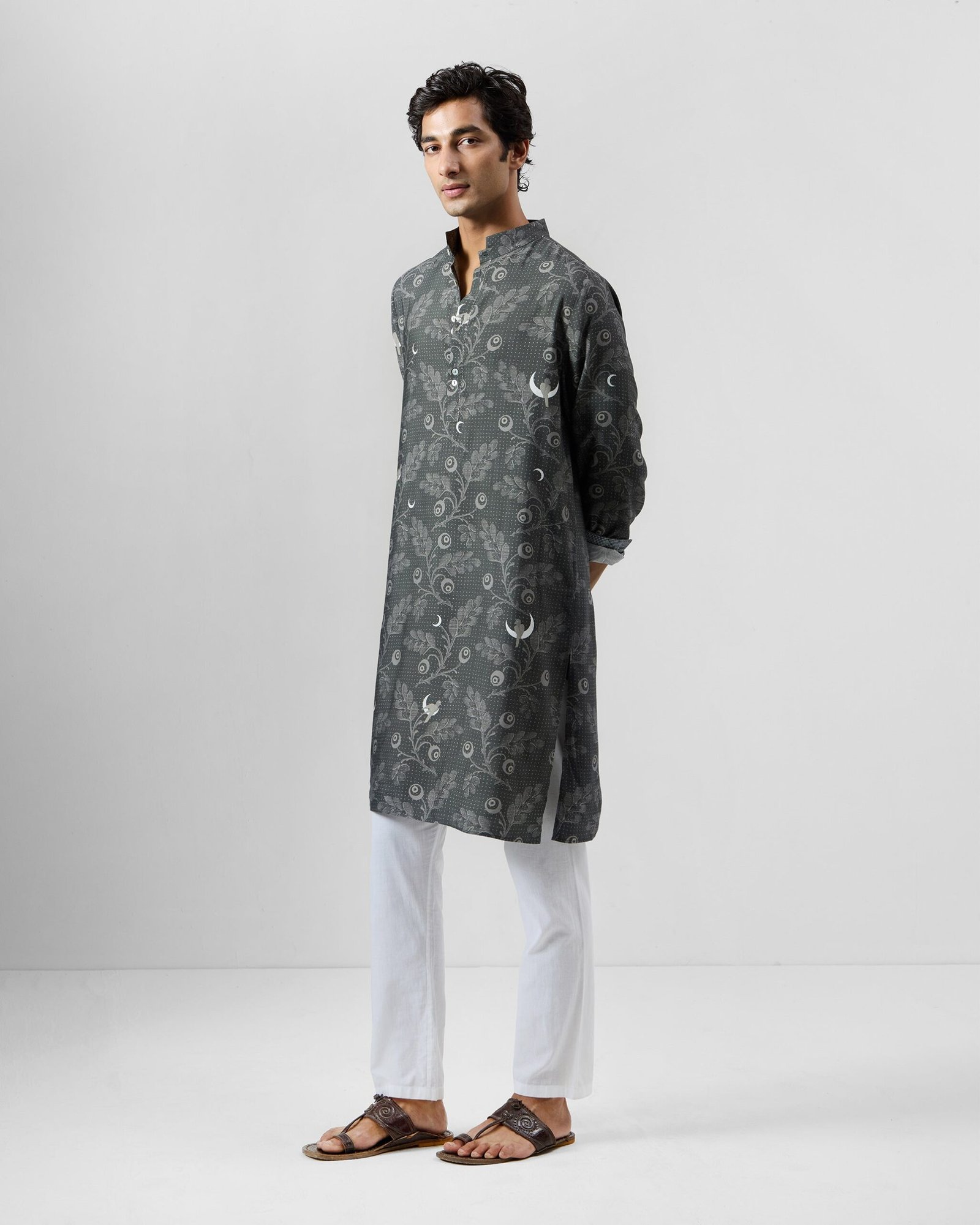 Rey Kurta - Silk Blend Classic Fit - Image 2
