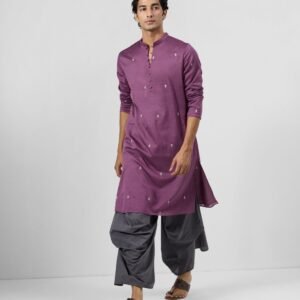 Zenith Kurta - Zari Cotton Silk Classic Fit