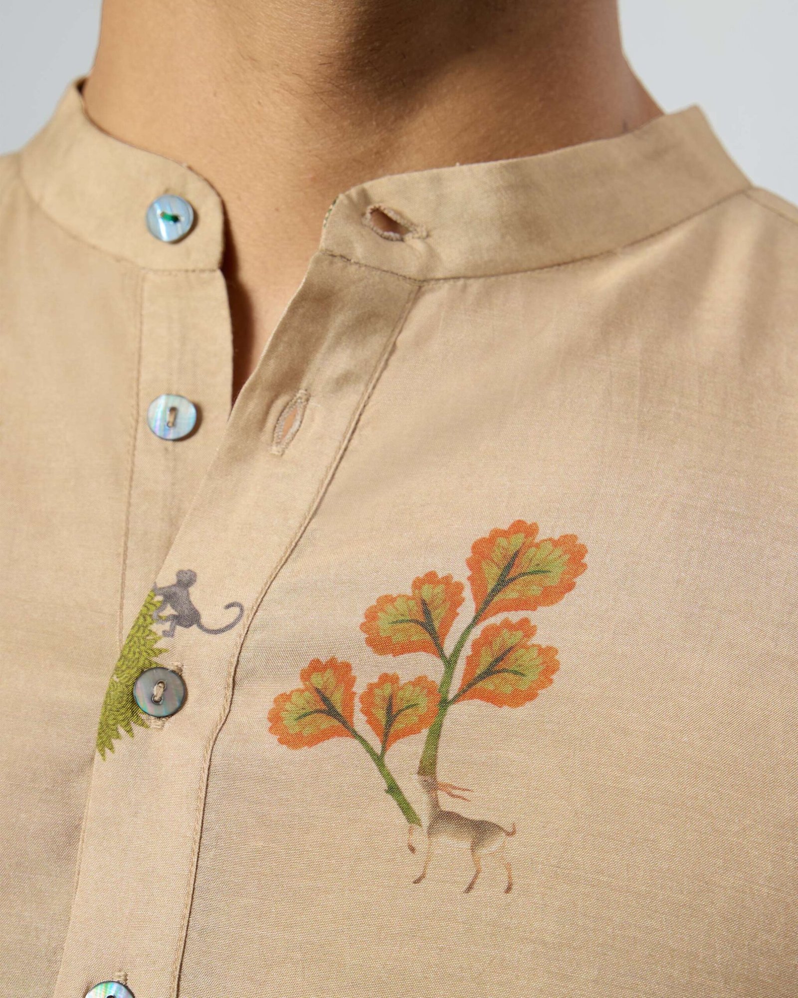 Bageecha Kurta - Bemberg Classic Fit - Image 4