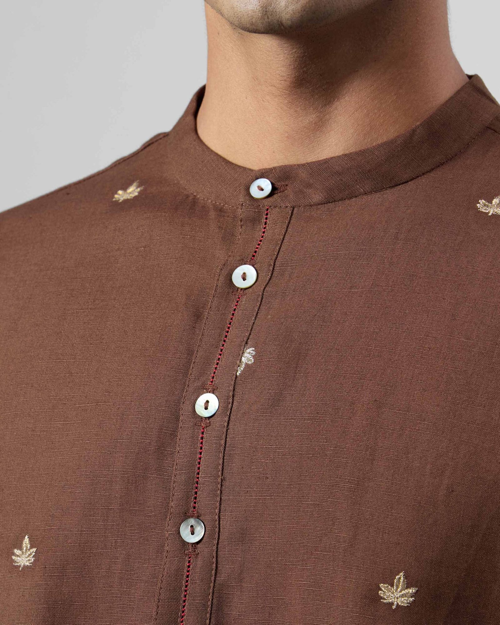 Astral Kurta - Cotton Linen Classic Fit - Image 4